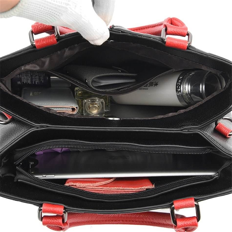 Elegancia | modieuze handtas met reliëfletters