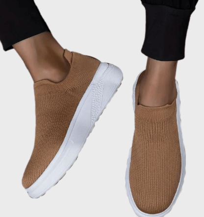 Sparrow - Donkerbruine instapsneakers voor heren voor vrijetijdskleding schoenen