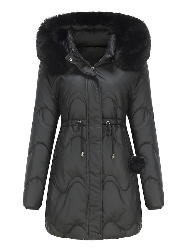 Mariam - Elegante gevoerde dames winterjas