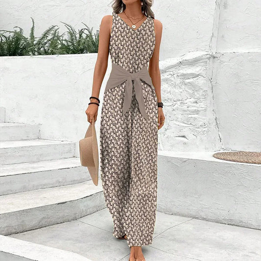Hanne | elegante mouwloze jumpsuit