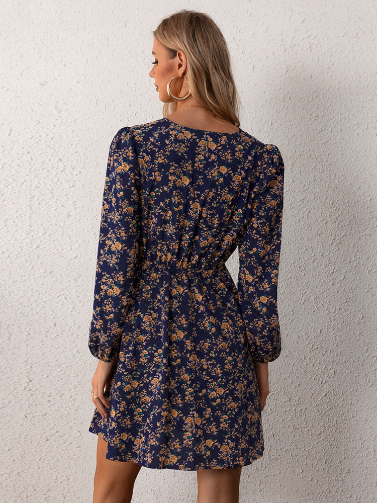 Avian - Bloemen Mini Jurk