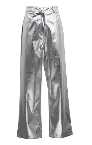 Zilverkleurige broek