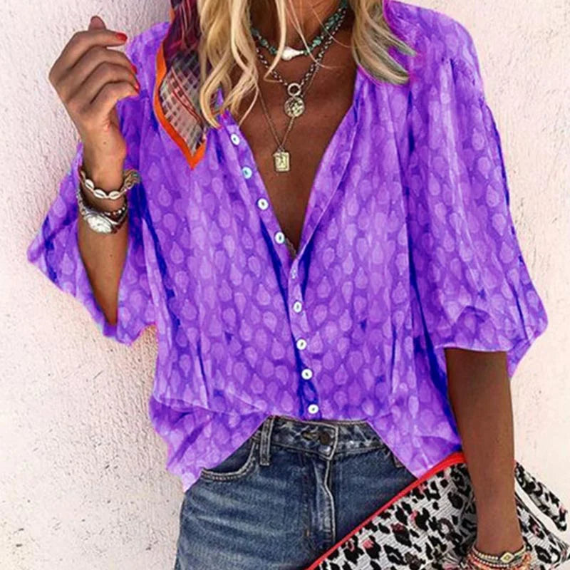 Sophie - Stijlvolle Zomerse Blouse voor Vrouwen