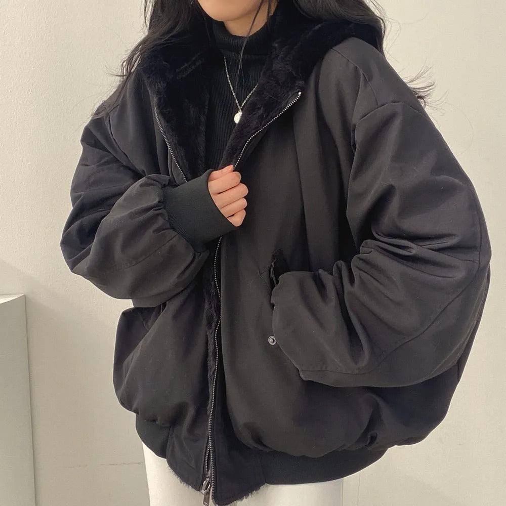 Koreaans dubbellaags winterjas - Tisha