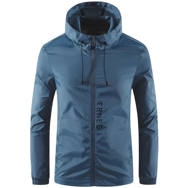 Charles - UPF50 zonnebescherming zip-up dun zomerjack voor mannen