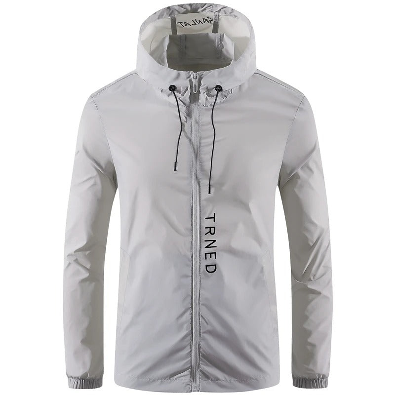 Charles - UPF50 zonnebescherming zip-up dun zomerjack voor mannen