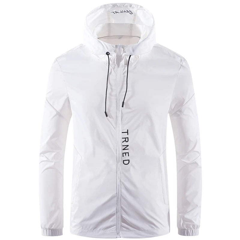 Charles - UPF50 zonnebescherming zip-up dun zomerjack voor mannen