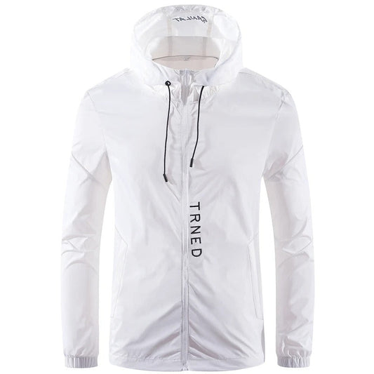 Charles - UPF50 zonnebescherming zip-up dun zomerjack voor mannen