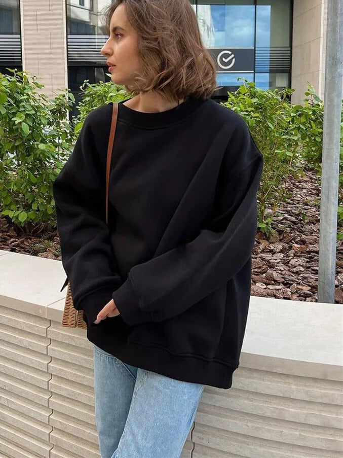 Oversized basic sweater