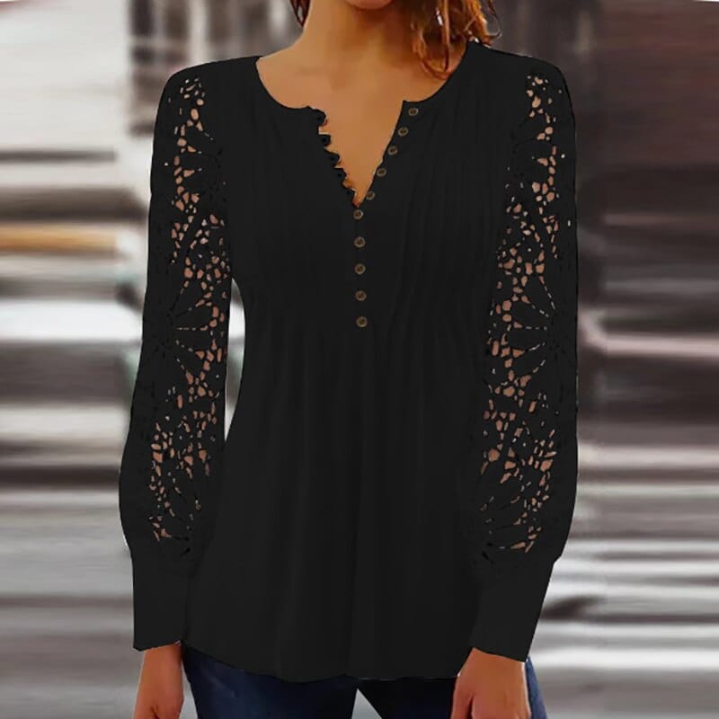 Gemma | Blouse met lange mouwen - Elegant en behaaglijk