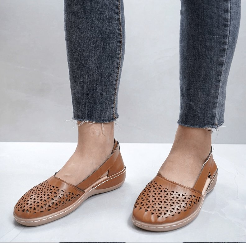 Zoe Dames Flats: Luxe PU Leer & Perfecte Pasvorm voor Elk Voettype