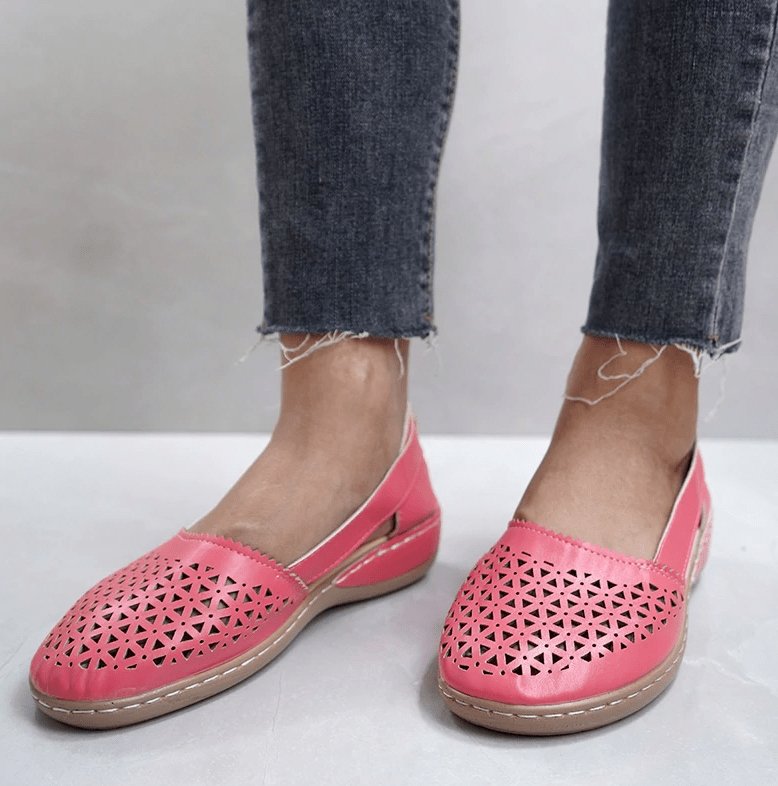 Zoe Dames Flats: Luxe PU Leer & Perfecte Pasvorm voor Elk Voettype