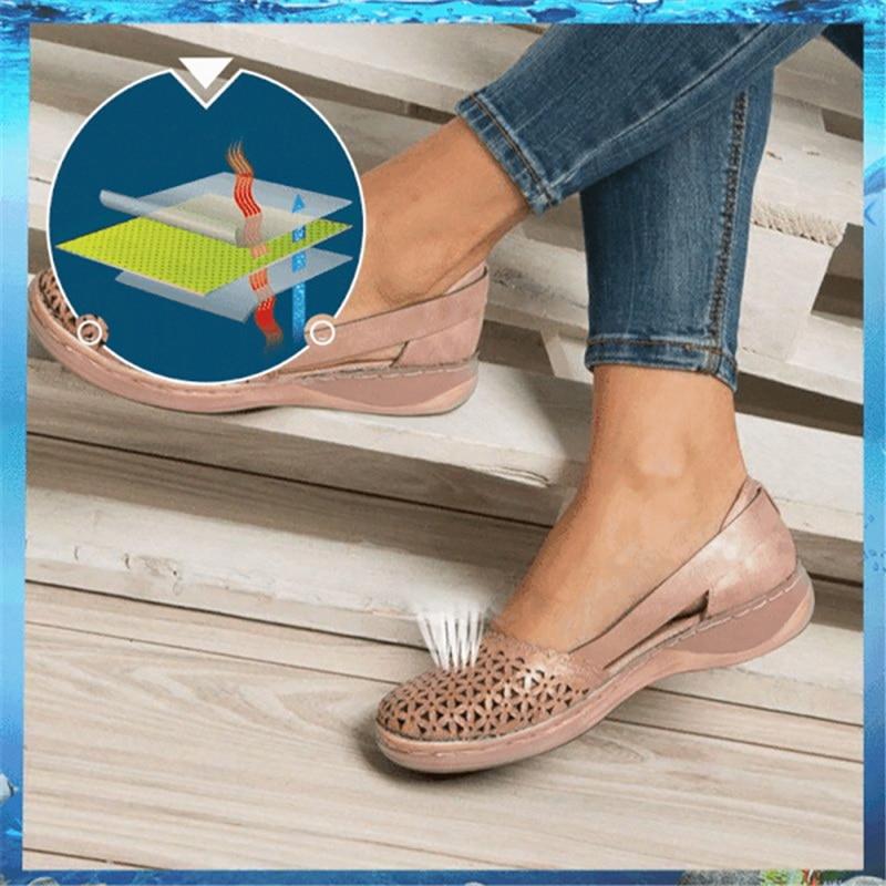 Zoe Dames Flats: Luxe PU Leer & Perfecte Pasvorm voor Elk Voettype