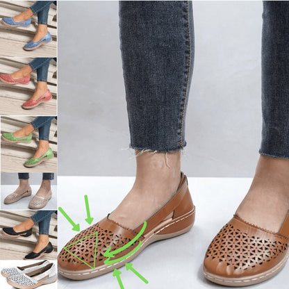 Zoe Dames Flats: Luxe PU Leer & Perfecte Pasvorm voor Elk Voettype