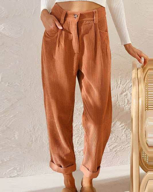 Elegante corduroy broek voor dames
